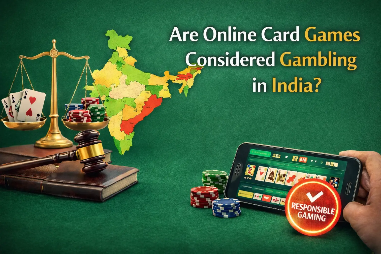 are online card games considered gambling in India